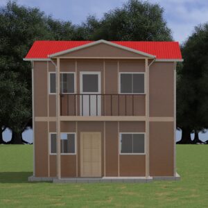 86 M² Çift Katlı Prefabrik Ev